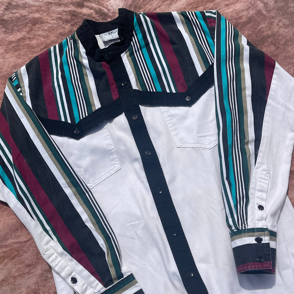 Cowboy Threads Button Up - Small (Banded Collar)