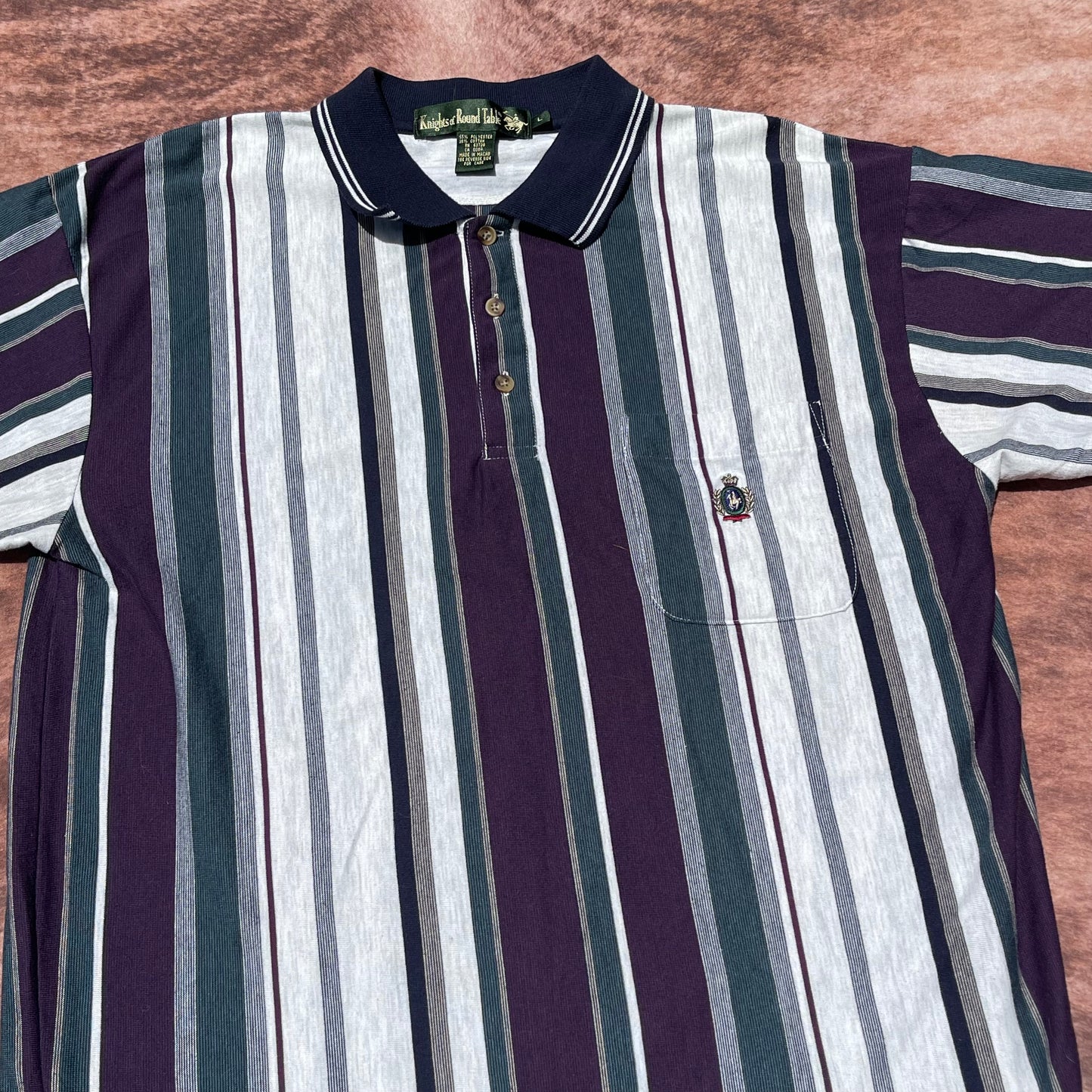 Knights of Round Table Polo Shirt - Large (Short Sleeve)
