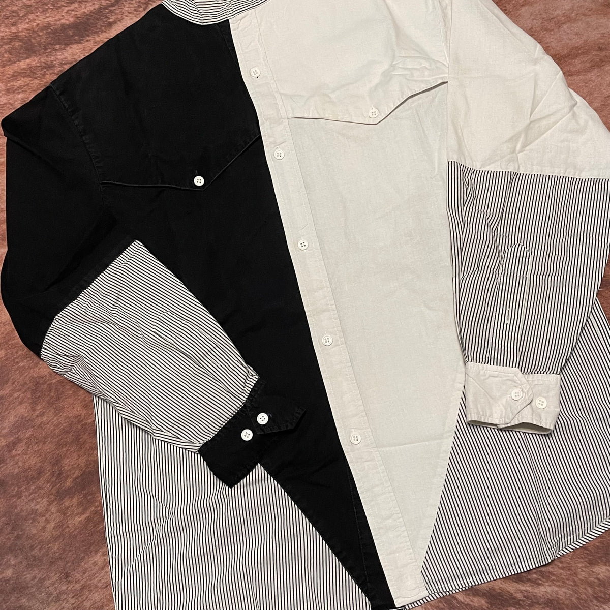 Western Frontier Button Up - Medium (Banded Collar)