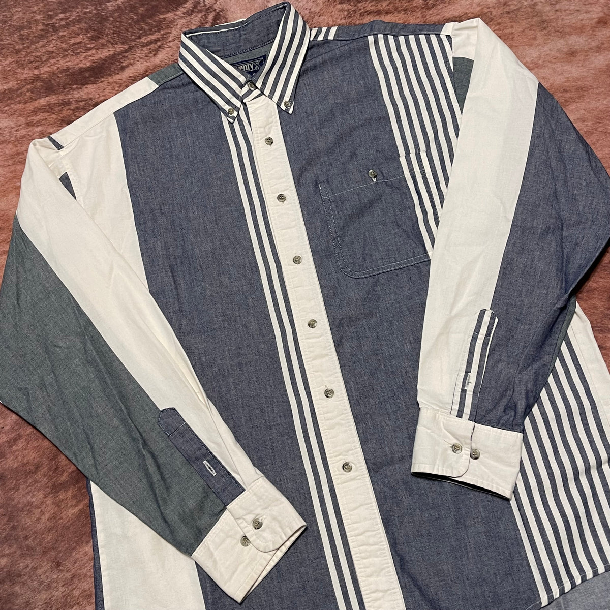 Wrangler Twenty X Button Up - Large (16 1/2-34/35)