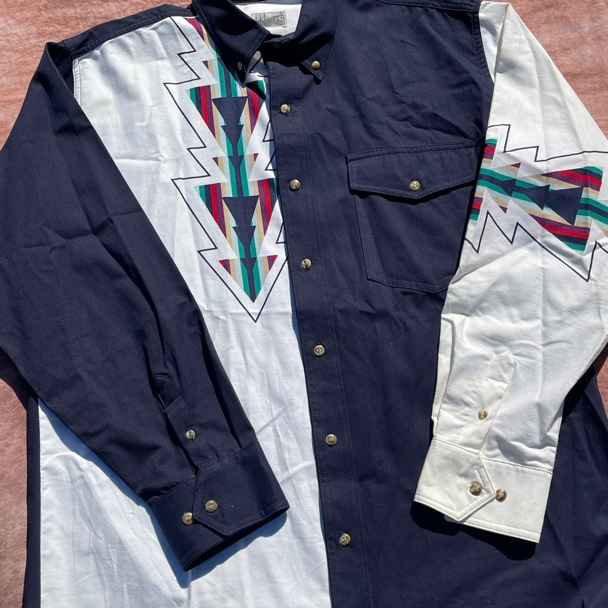 Express Rider Button Up - Looser Fitting Large