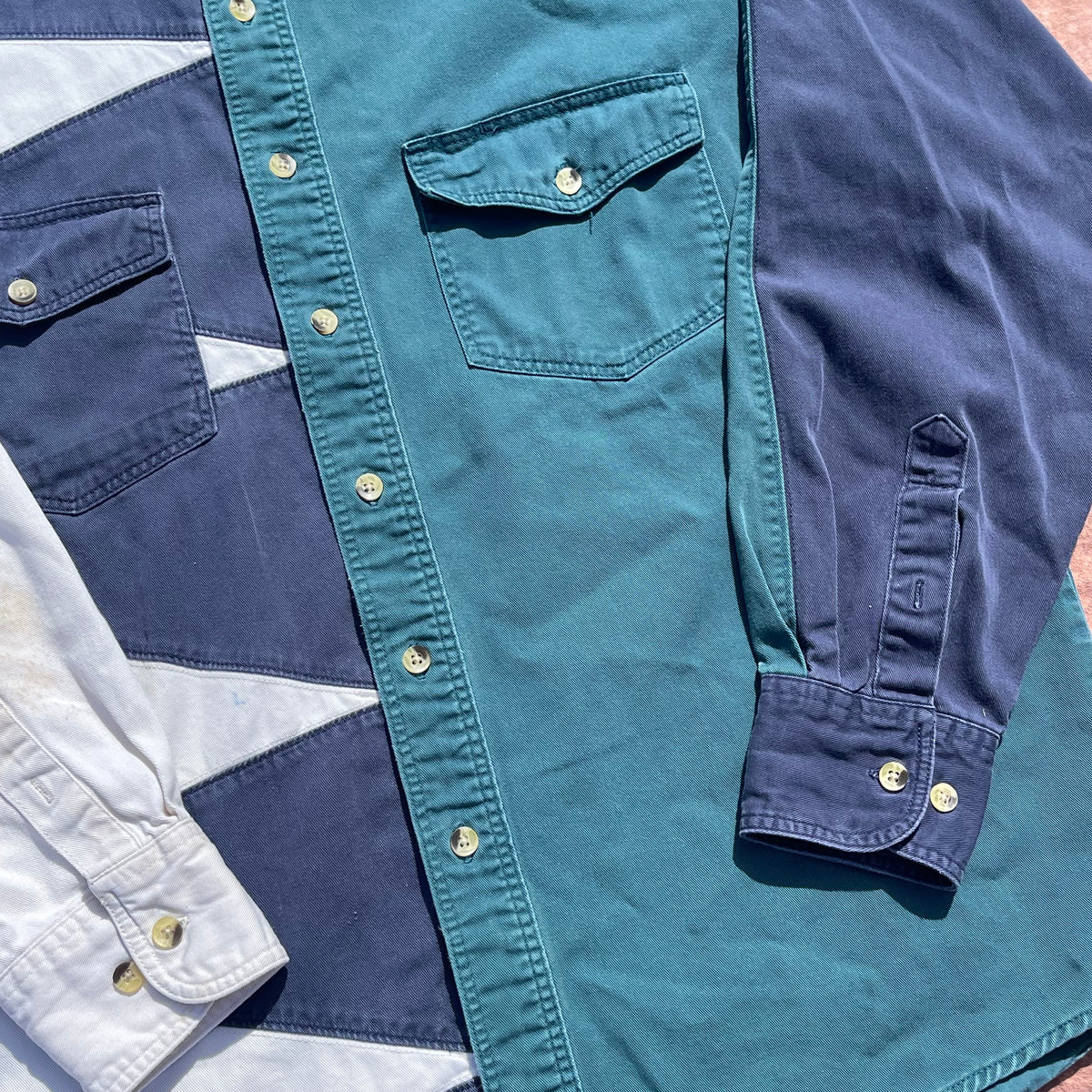 Wrangler Button Up - Looser Fitting Medium (See All Photos)