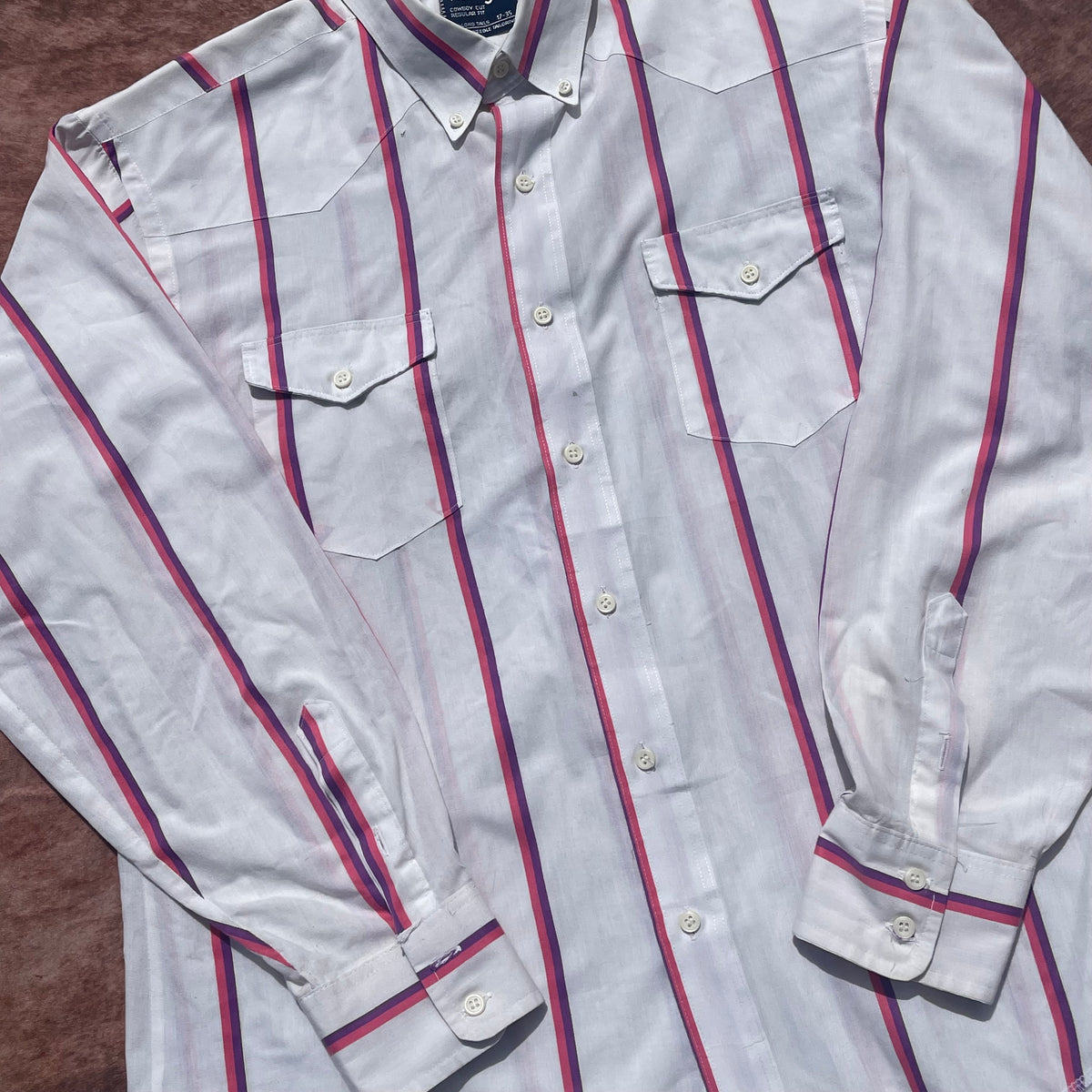 Wrangler Pearl Snap - L/XL (17-35)