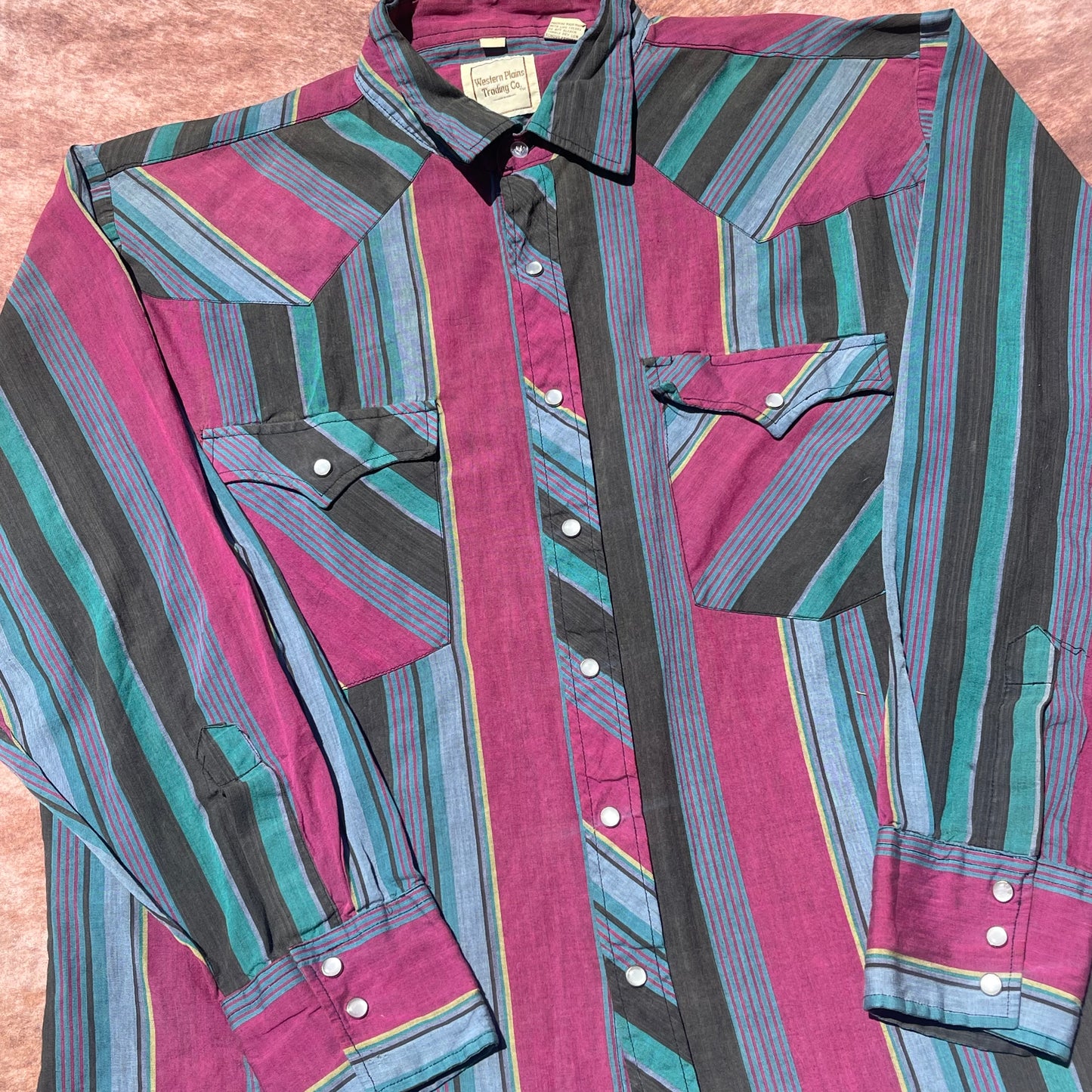 Western Plains Pearl Snap - Large