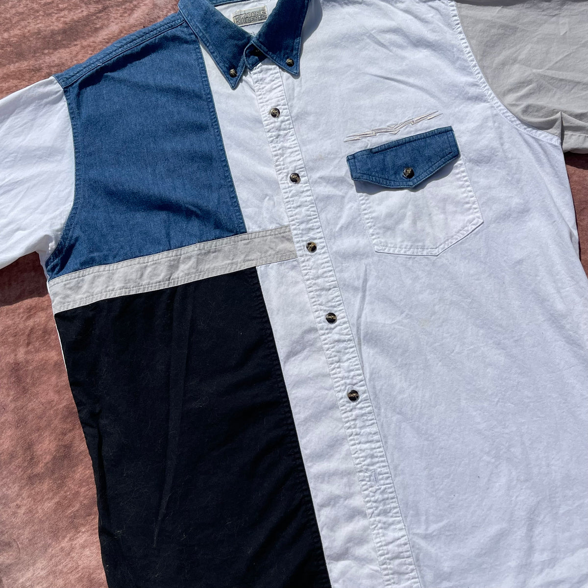 Express Riders Button Up - Large (Short Sleeve)