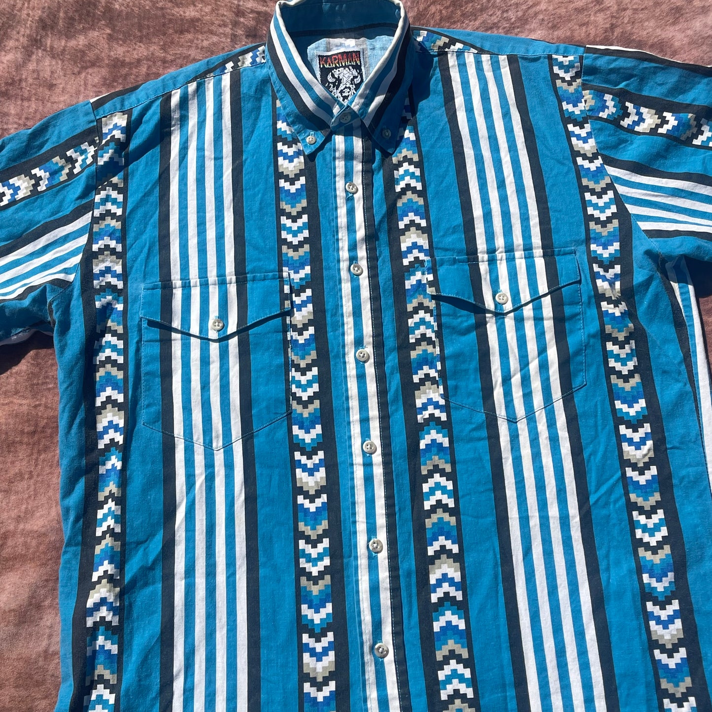 Karman Button Up - Large (Short Sleeve)
