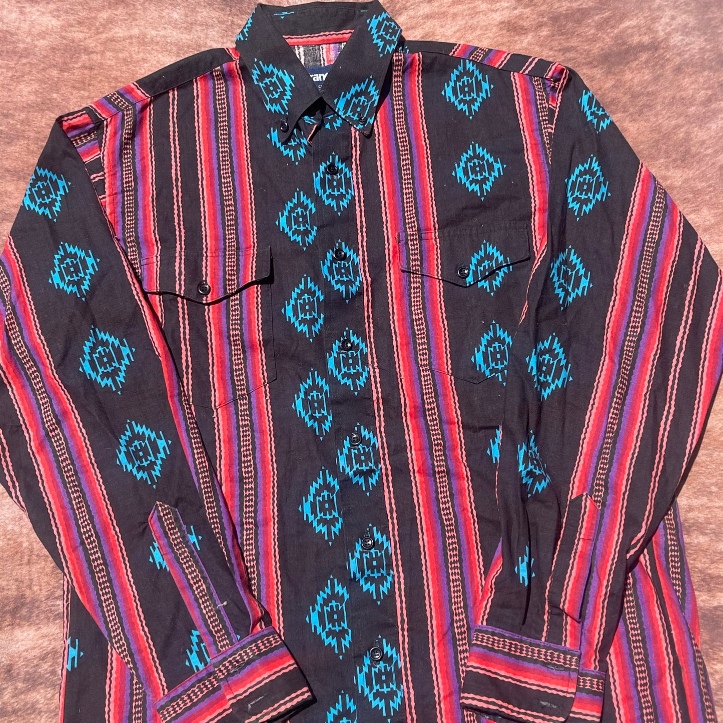 Wrangler Button Up - Tighter Fitting Medium (15 1/2-33)