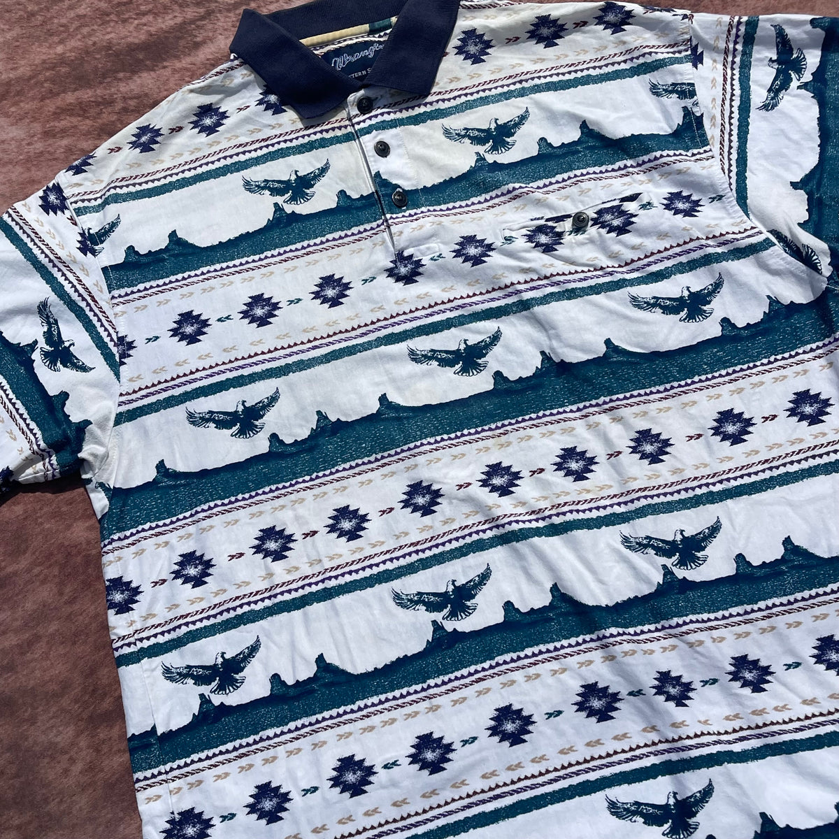 Wrangler Polo Shirt - Large (Short Sleeve)