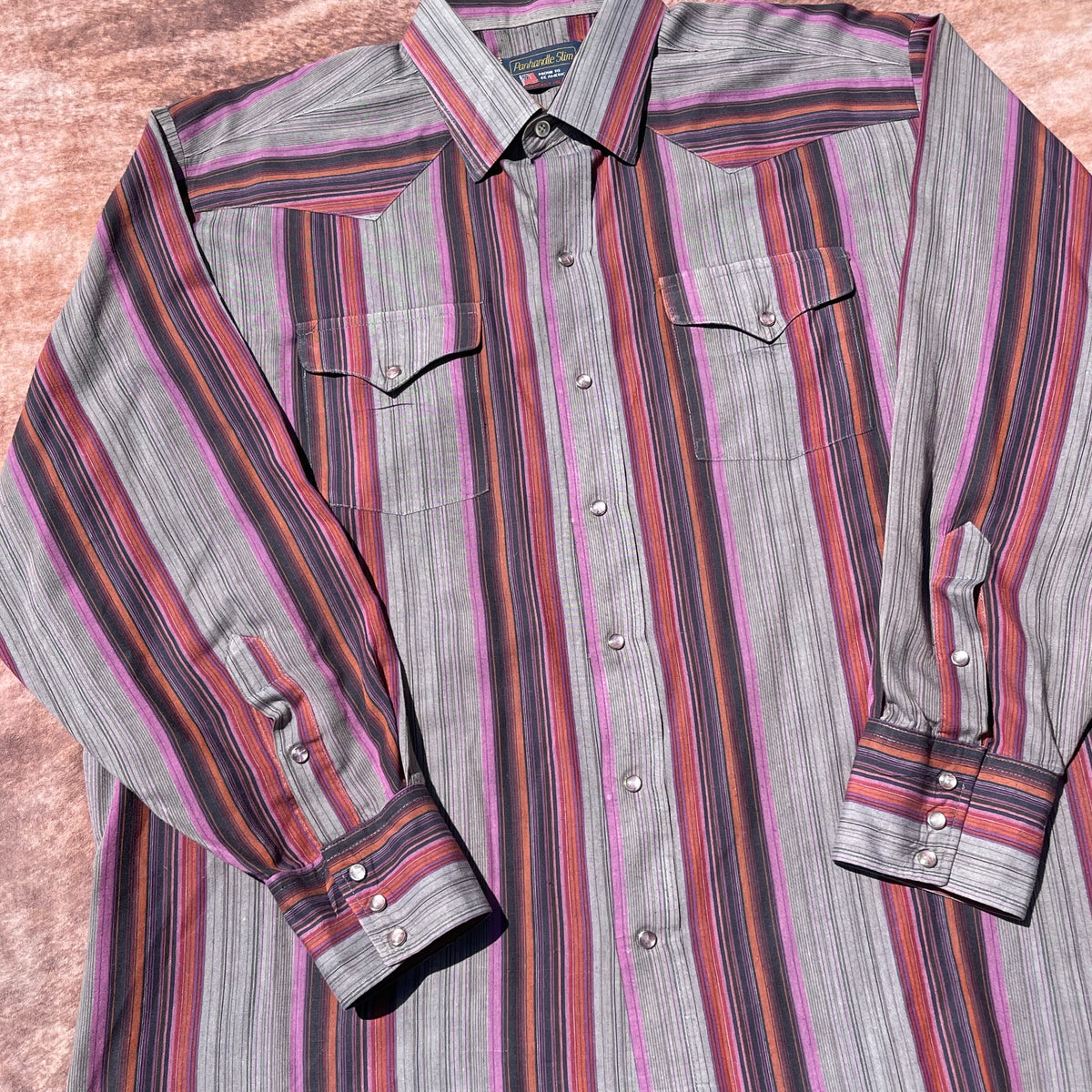 Panhandle Slim Pearl Snap - Looser Fitting XL (18-35)