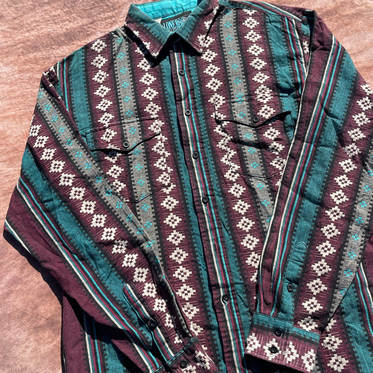 Lone Roo Roper Button Up - Large (16 1/2-36)