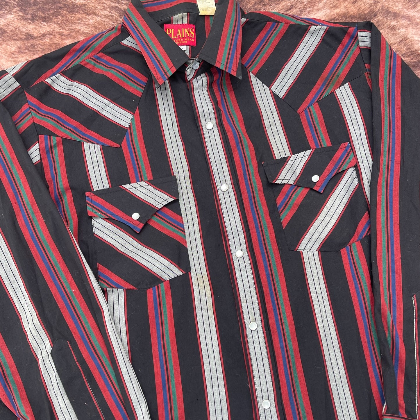 Plains Westernwear Pearl Snap - Large (Lightweight)