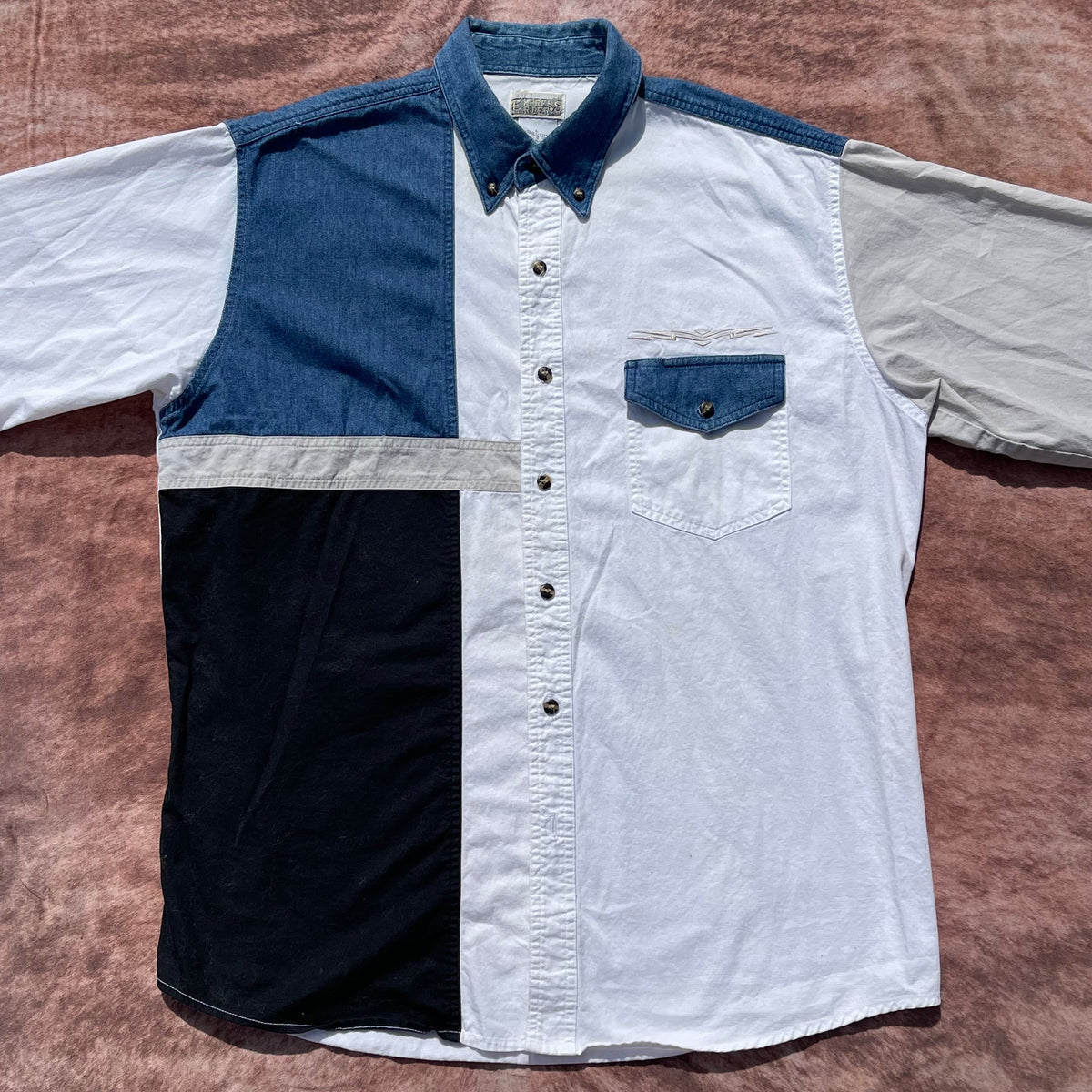 Express Riders Button Up - Large (Short Sleeve)