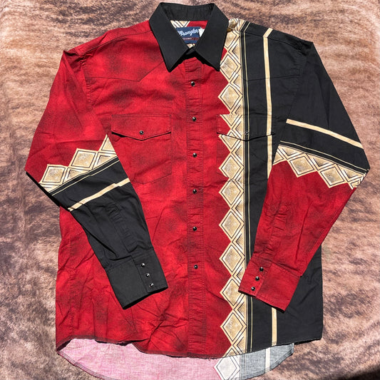 Wrangler Pearl Snap - Large