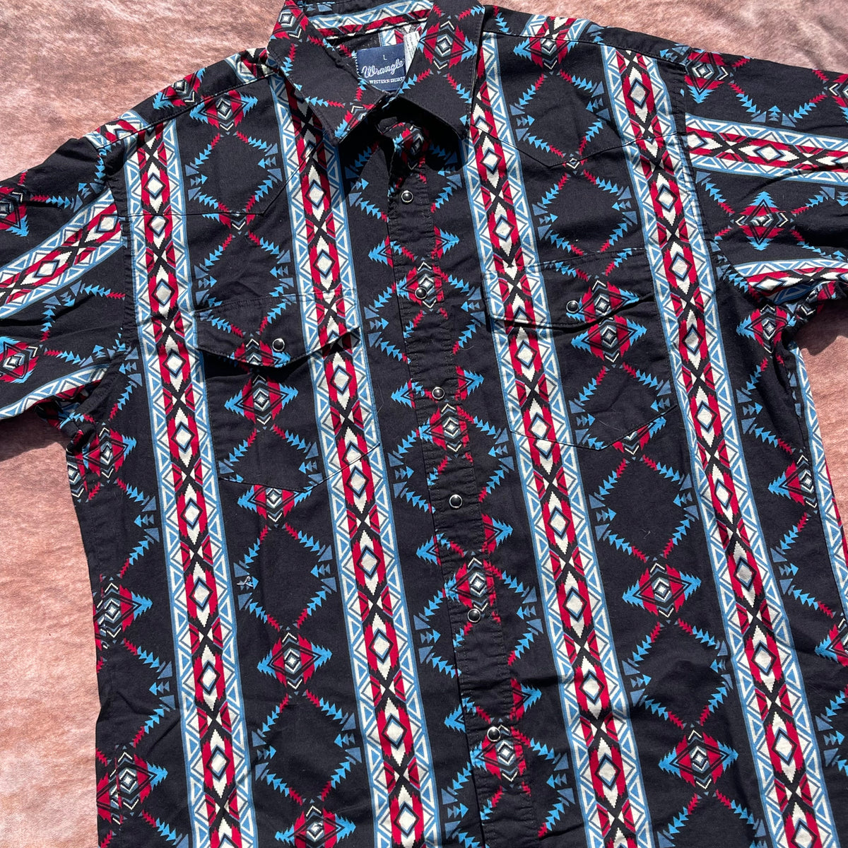 Wrangler Pearl Snap - M/L (Short Sleeve)