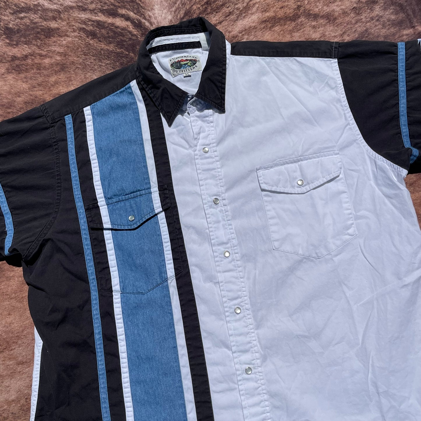 Cumberland Outfitters Pearl Snap - Tighter Fitting XL (Short Sleeve)