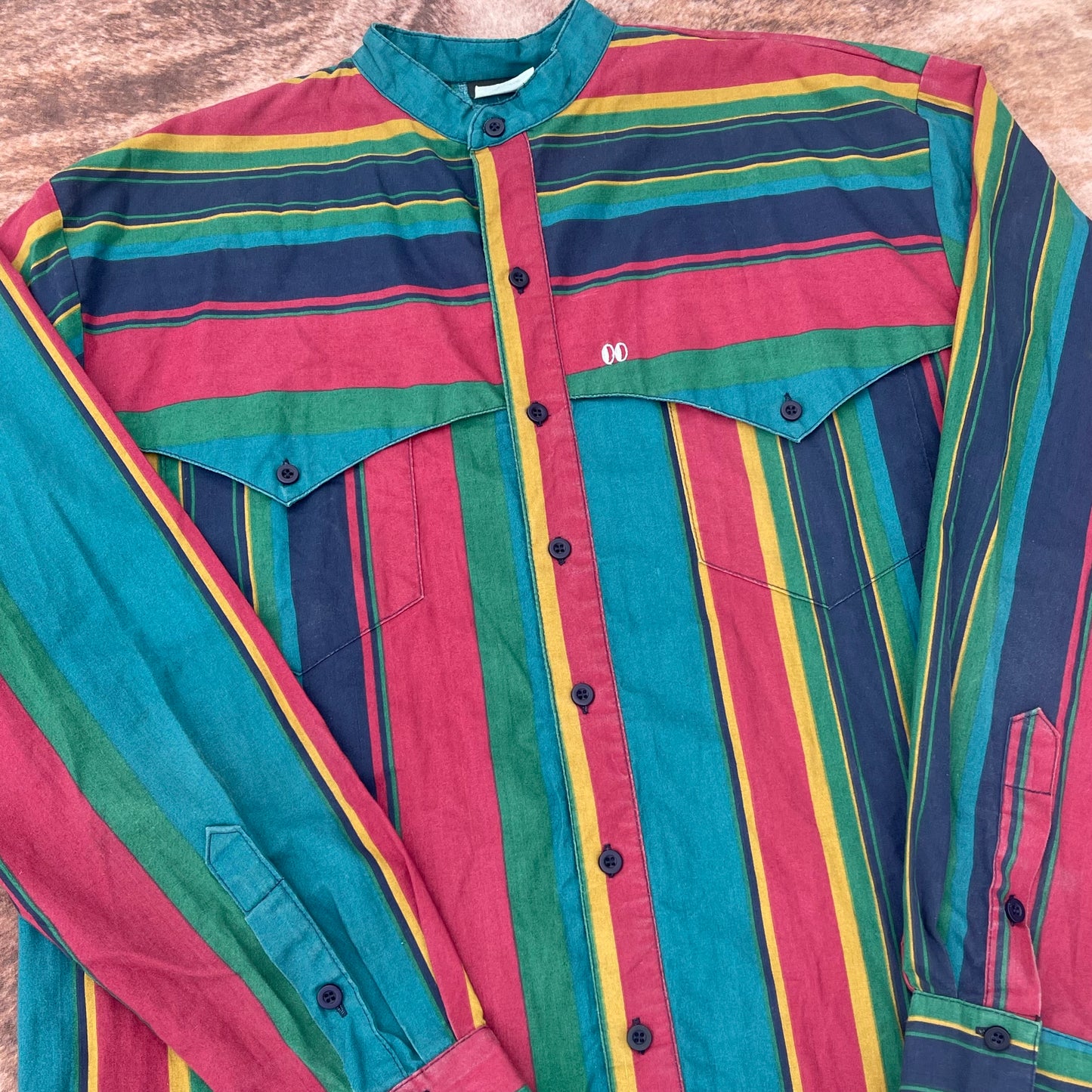 The Look Western Button Up - XL (Banded Collar)