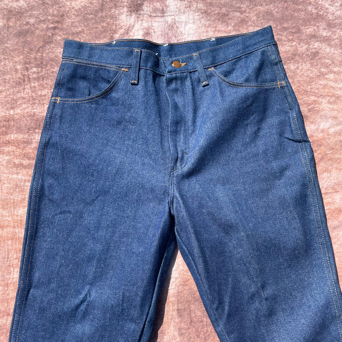 Men’s Wrangler Jeans Raw Denim - 34X34 (style 945NAV)(Made in the USA)