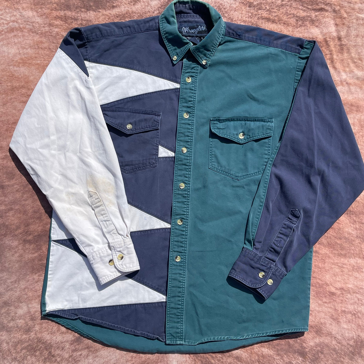 Wrangler Button Up - Looser Fitting Medium (See All Photos)
