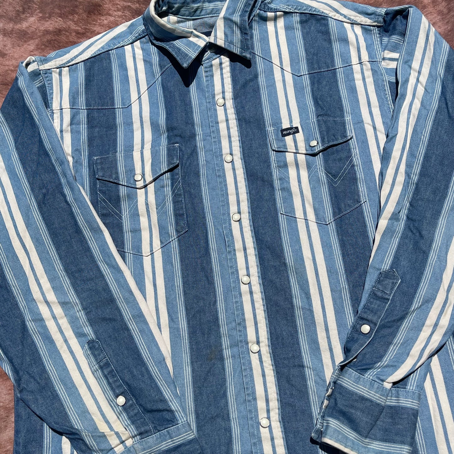 Wrangler Pearl Snap - L/XL (17-36)