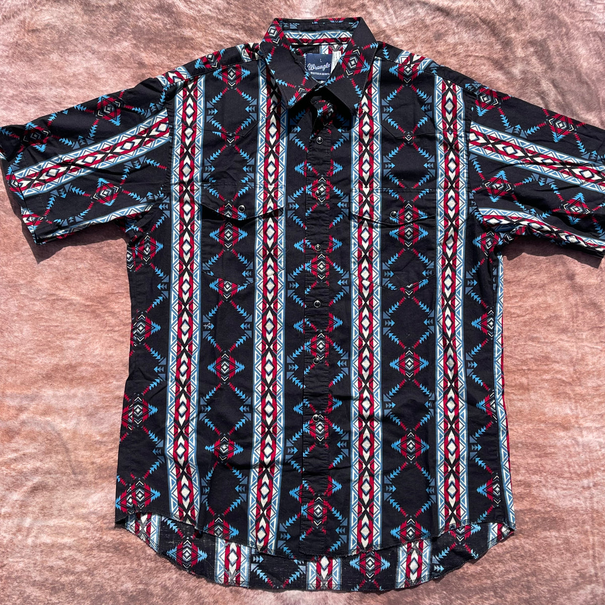 Wrangler Pearl Snap - M/L (Short Sleeve)
