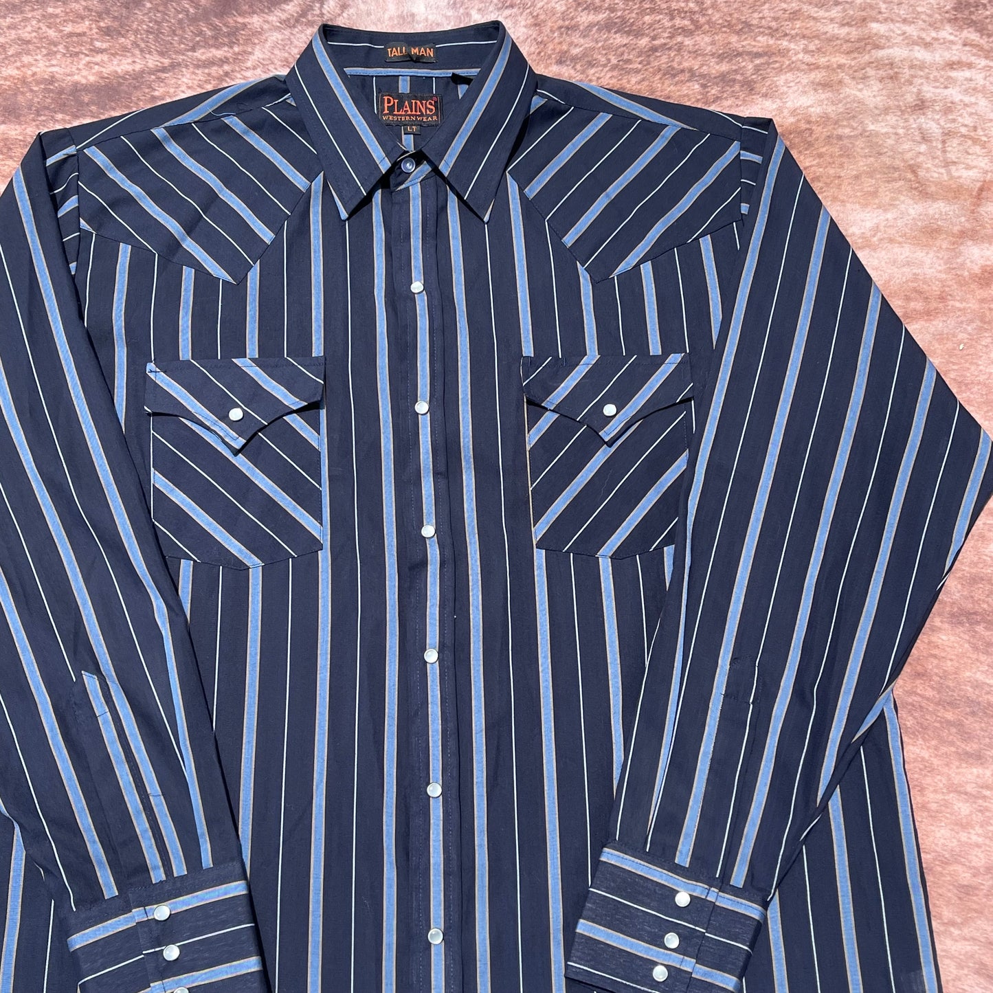 Plains Westernwear Pearl Snap - Large Tall