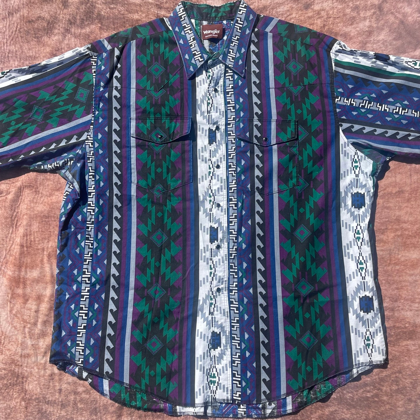 Wrangler Pearl Snap - XXL (Short Sleeve)