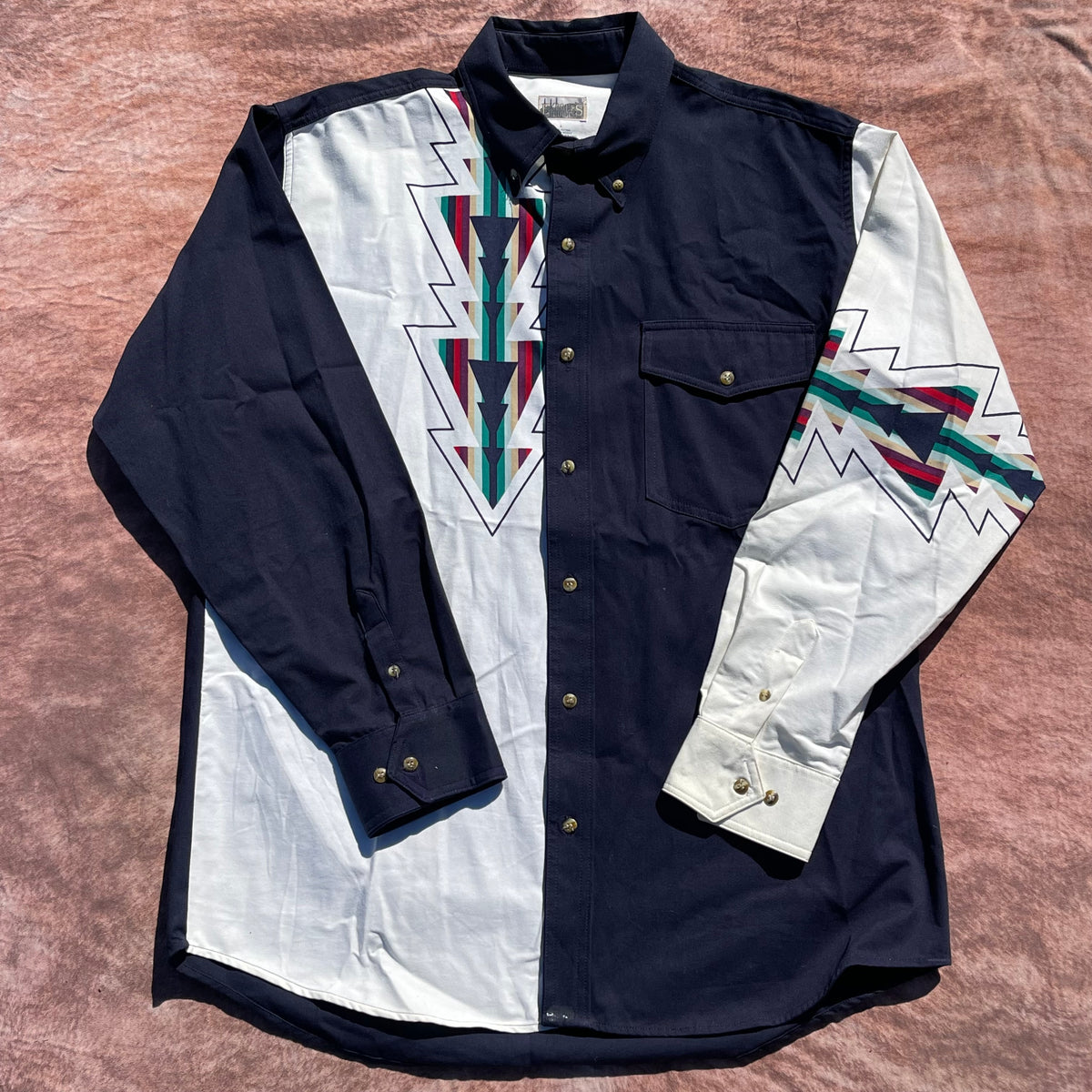 Express Rider Button Up - Looser Fitting Large