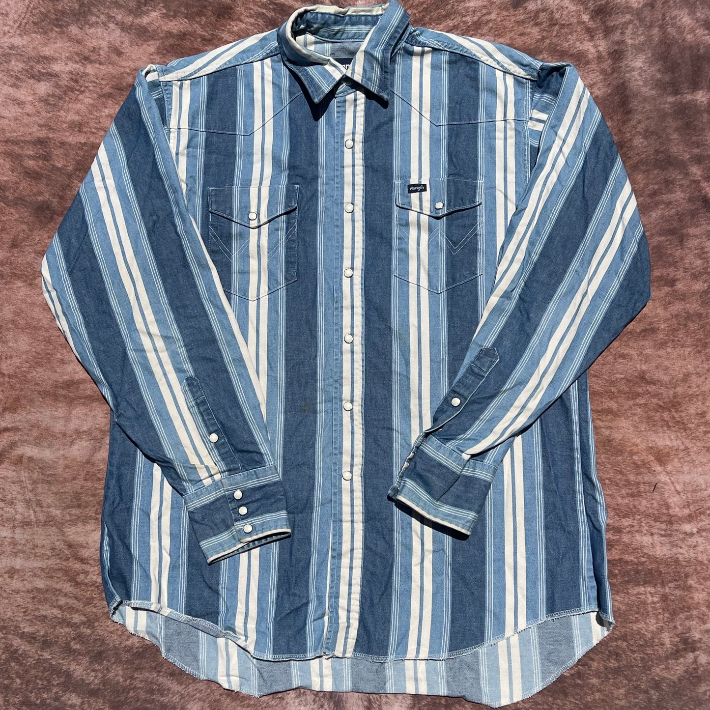 Wrangler Pearl Snap - L/XL (17-36)