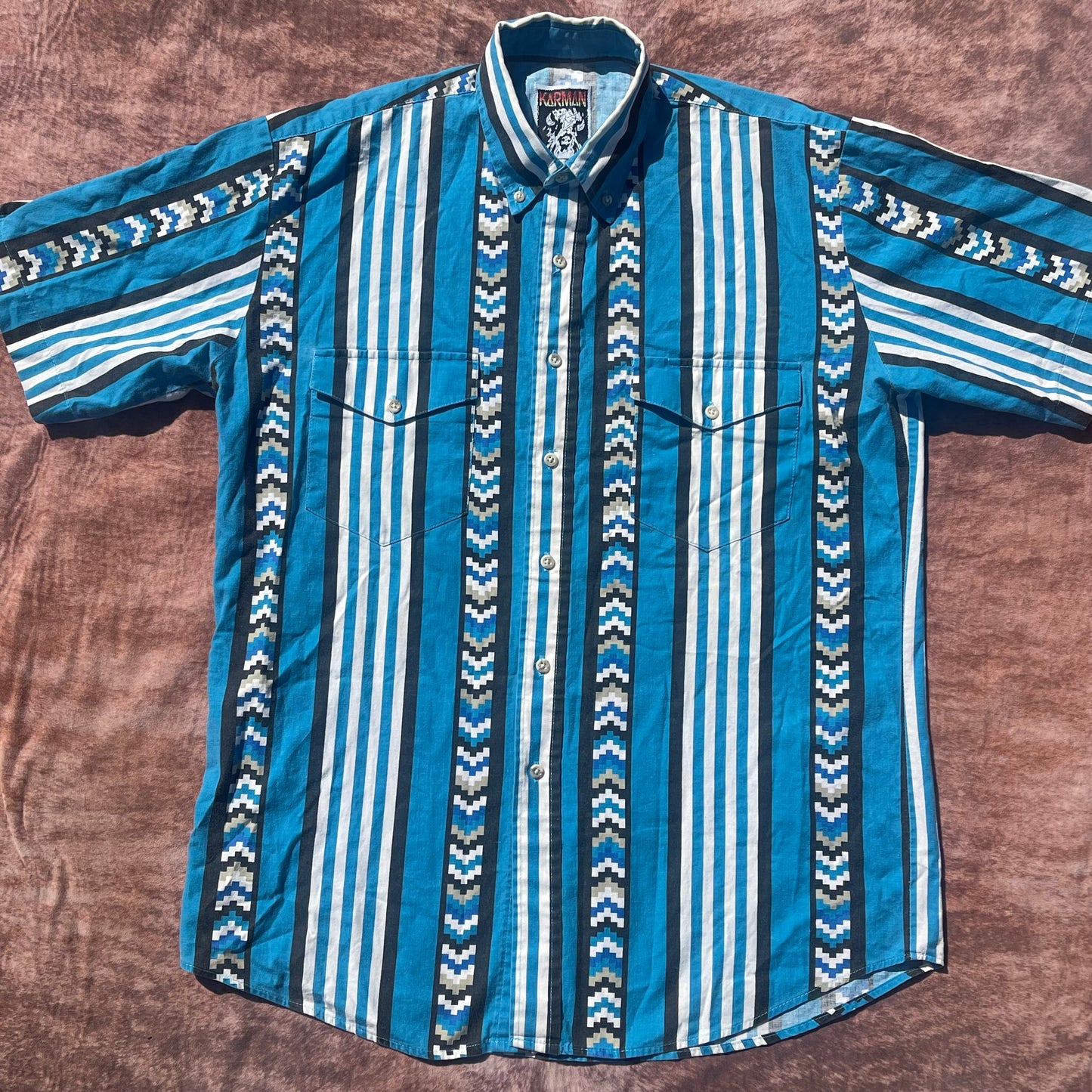 Karman Button Up - Large (Short Sleeve)