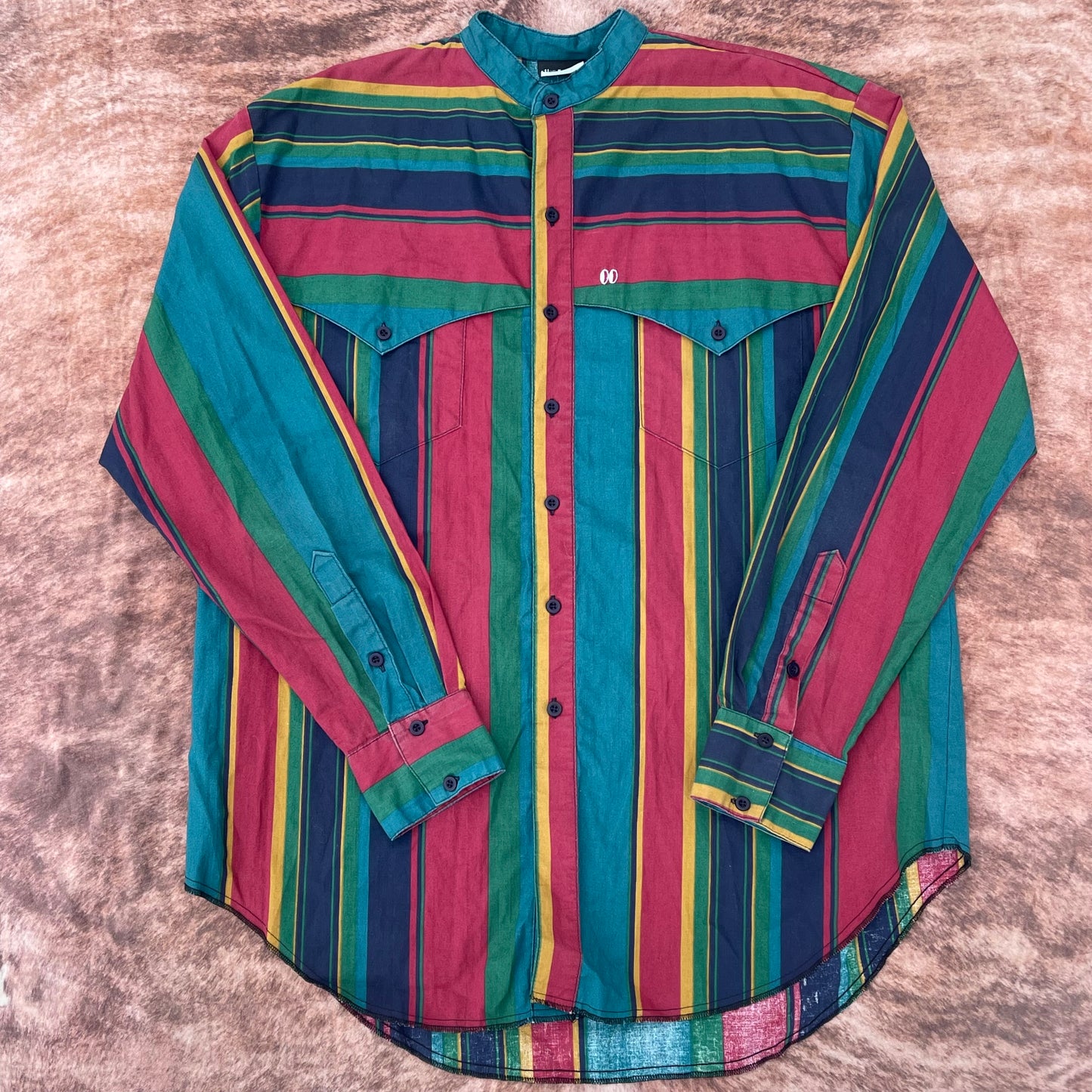 The Look Western Button Up - XL (Banded Collar)