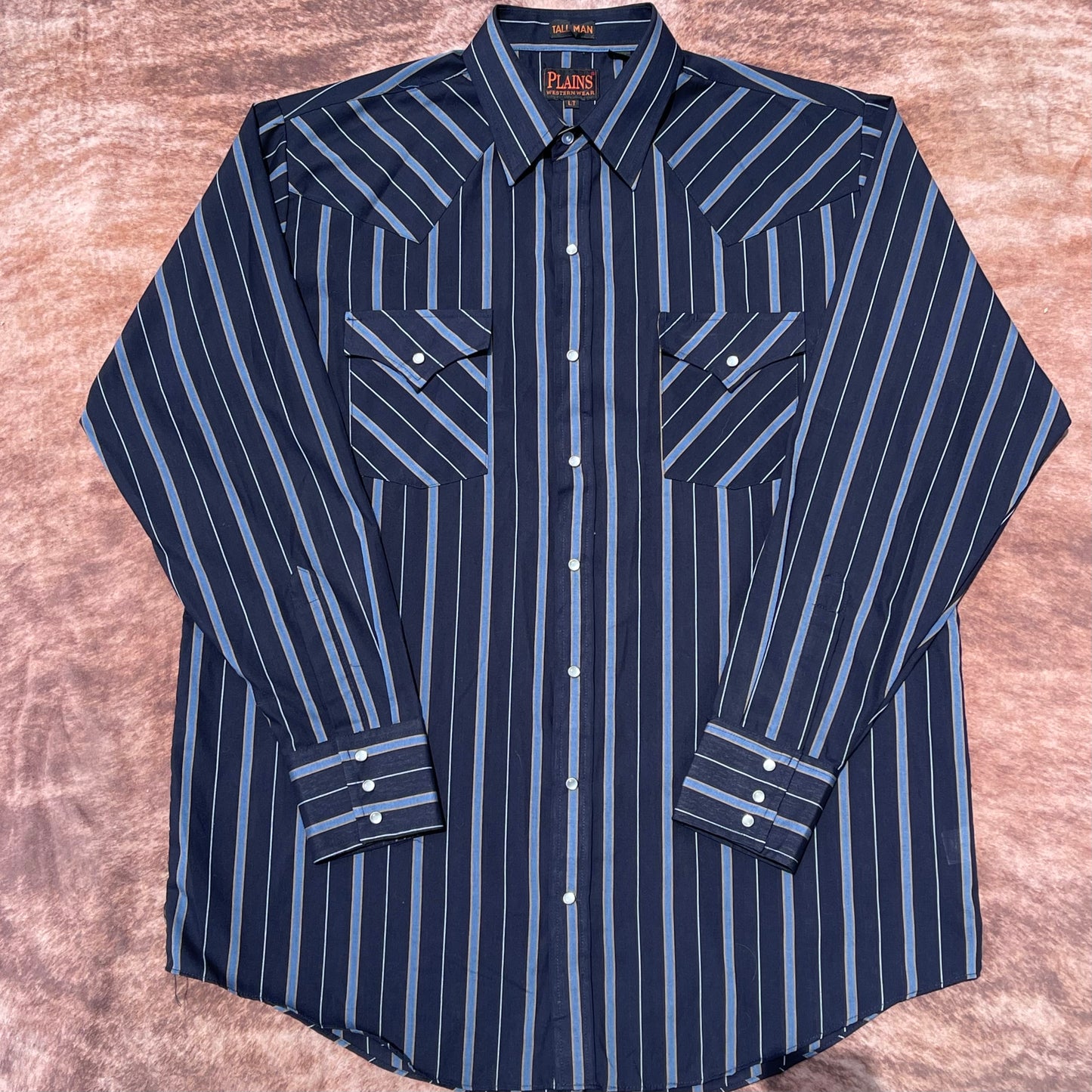 Plains Westernwear Pearl Snap - Large Tall