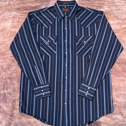 Plains Westernwear Pearl Snap - Large Tall