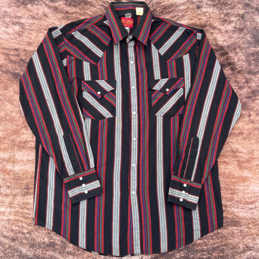 Plains Westernwear Pearl Snap - Large (Lightweight)