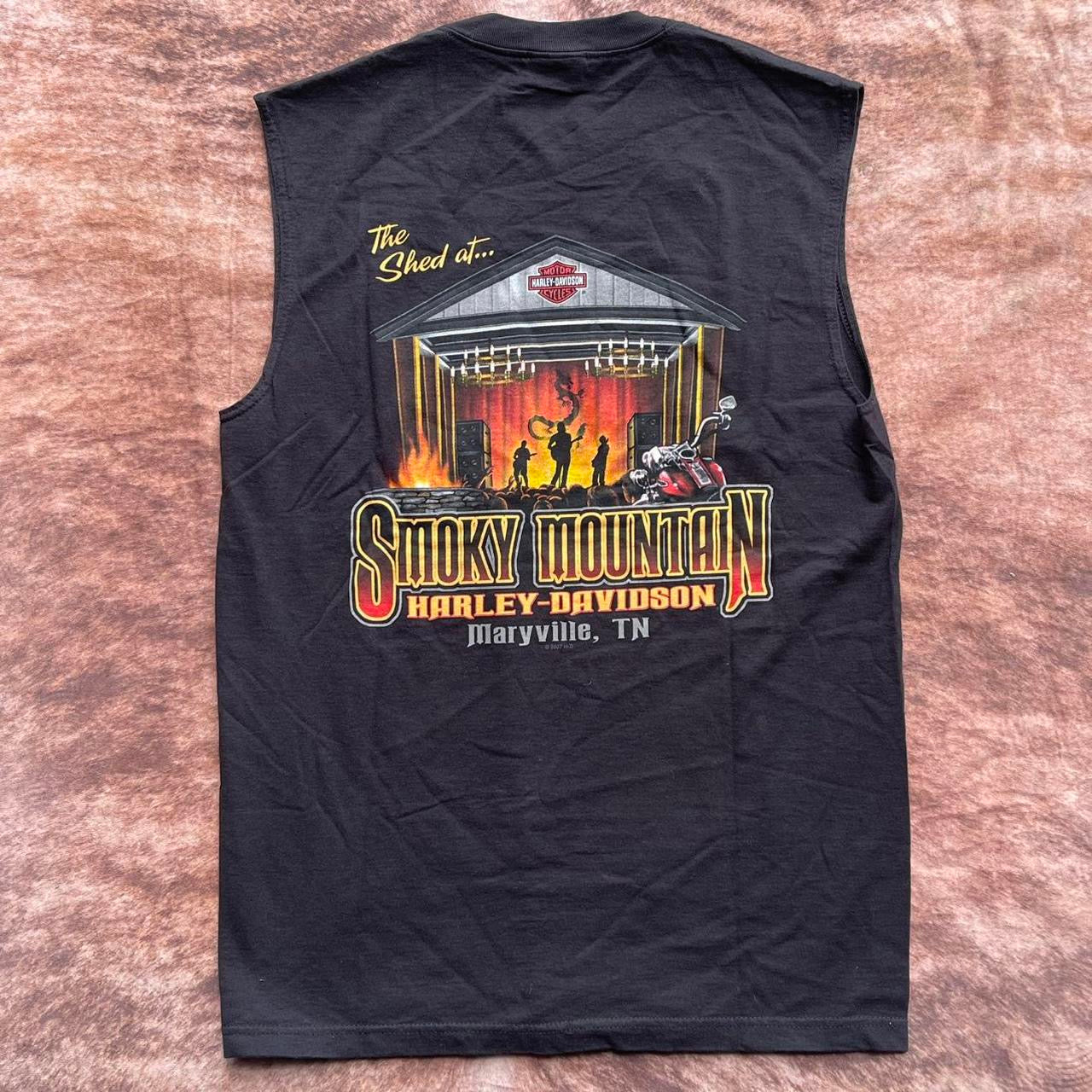 2000s Harley Davidson Muscle Tee Tank - Medium