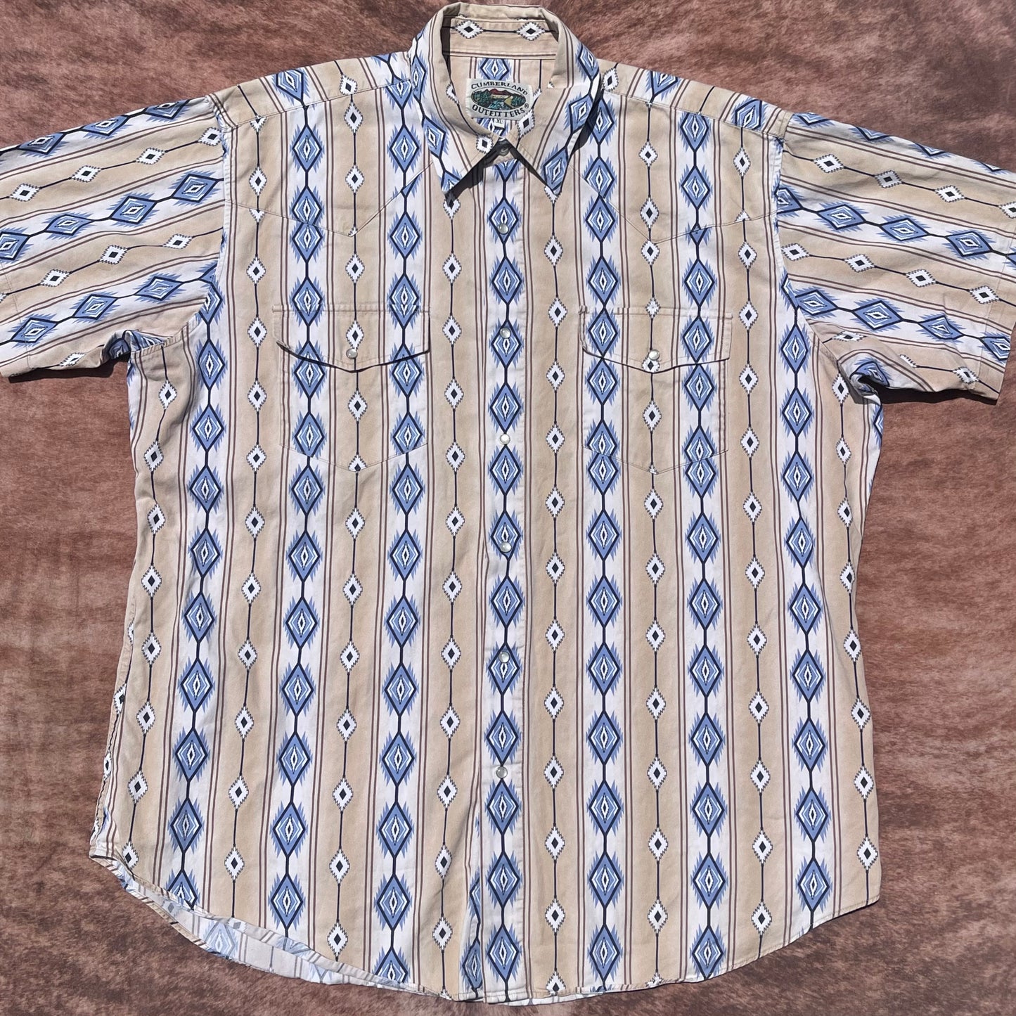 Cumberland Outfitters Pearl Snap - XL (Short Sleeve)