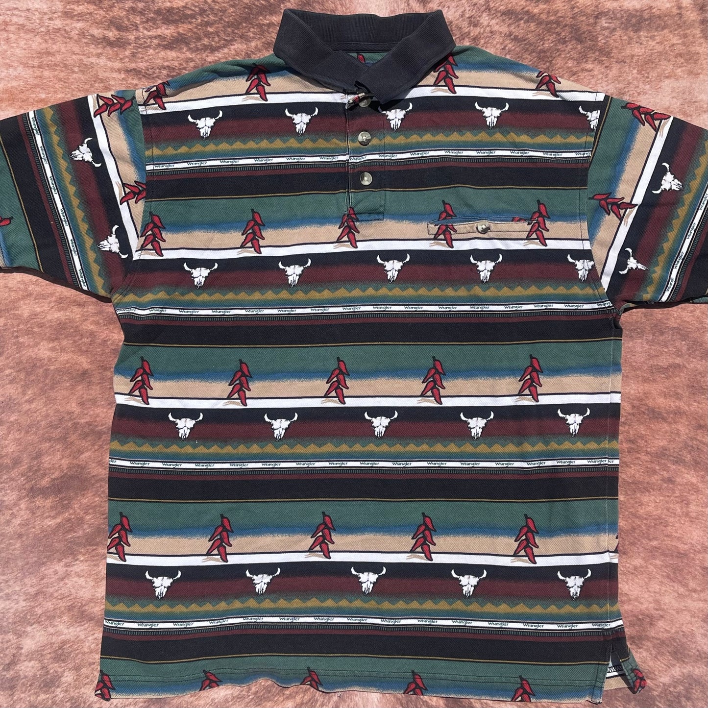 Wrangler Polo Shirt - Small (Short Sleeve)