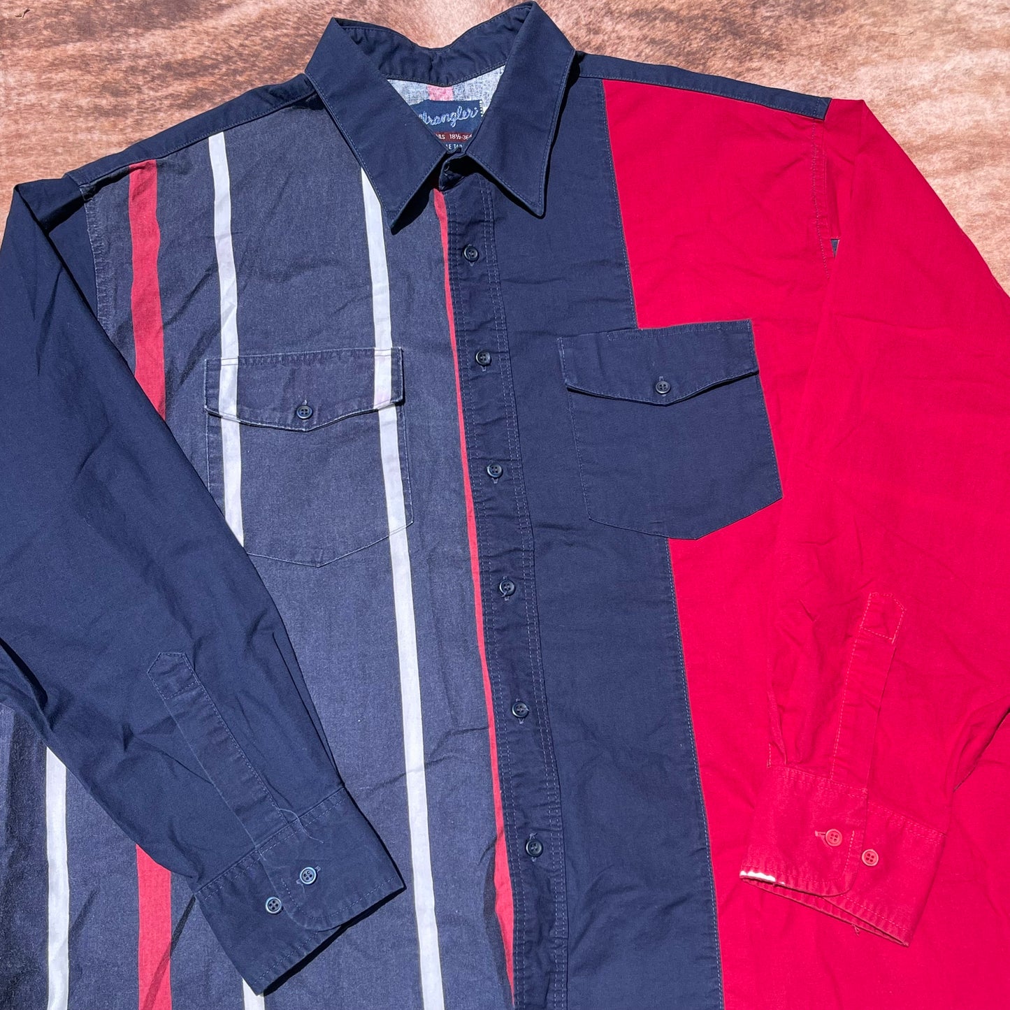 Wrangler Button Up - XXL (18 1/2-36)