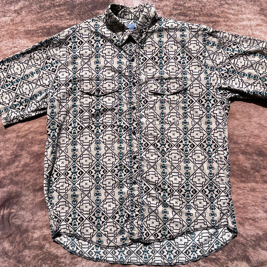 American Hero Button Up - L/XL (Short Sleeve)