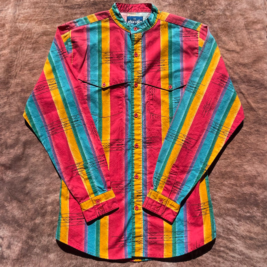 Wrangler Button Up - Youth 18 fits Adult XS (Banded Collar)