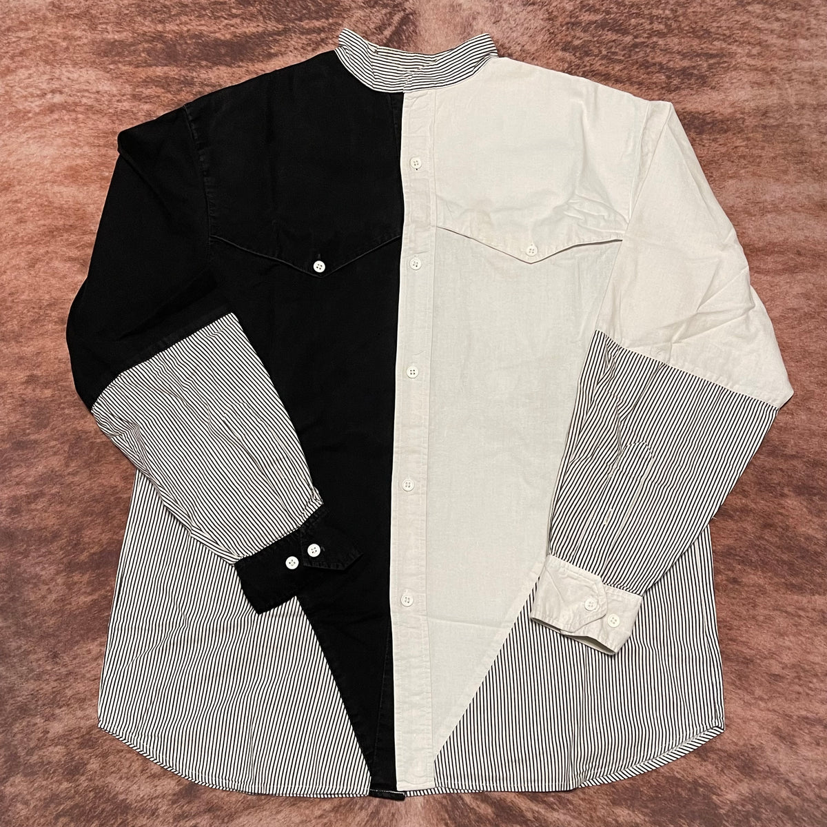 Western Frontier Button Up - Medium (Banded Collar)