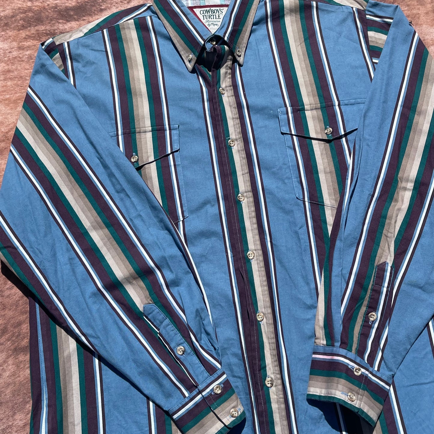 Cowboys Turtle Roper Button Up - L/XL