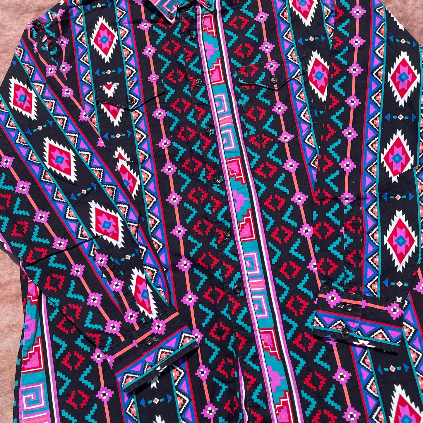 Wrangler Button Up - XXL (18 1/2-36)