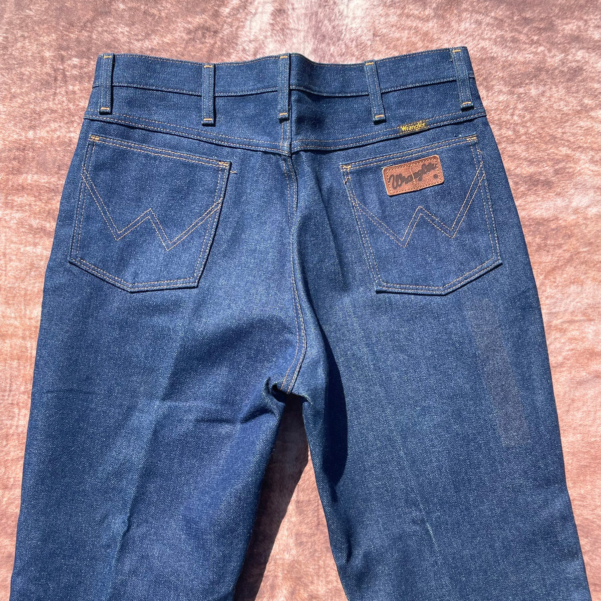 Men’s Wrangler Jeans Raw Denim - 34X34 (style 945NAV)(Made in the USA)