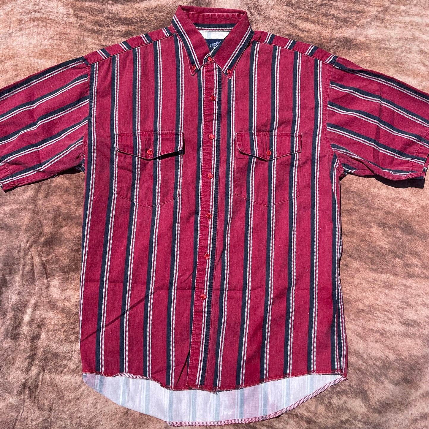 Wrangler Button Up - M/L (16)(Short Sleeve)