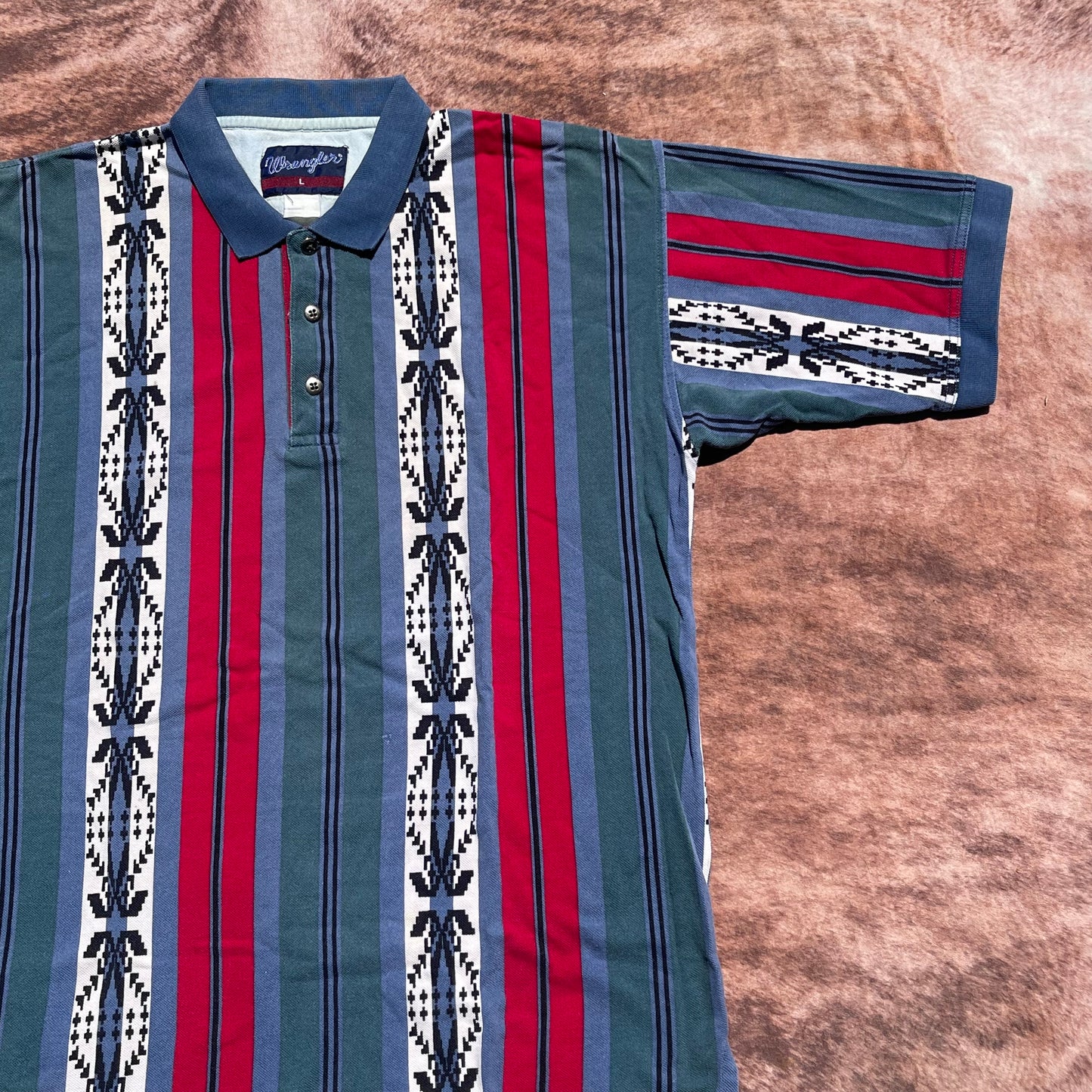 Wrangler Polo Shirt - Large (Short Sleeve)