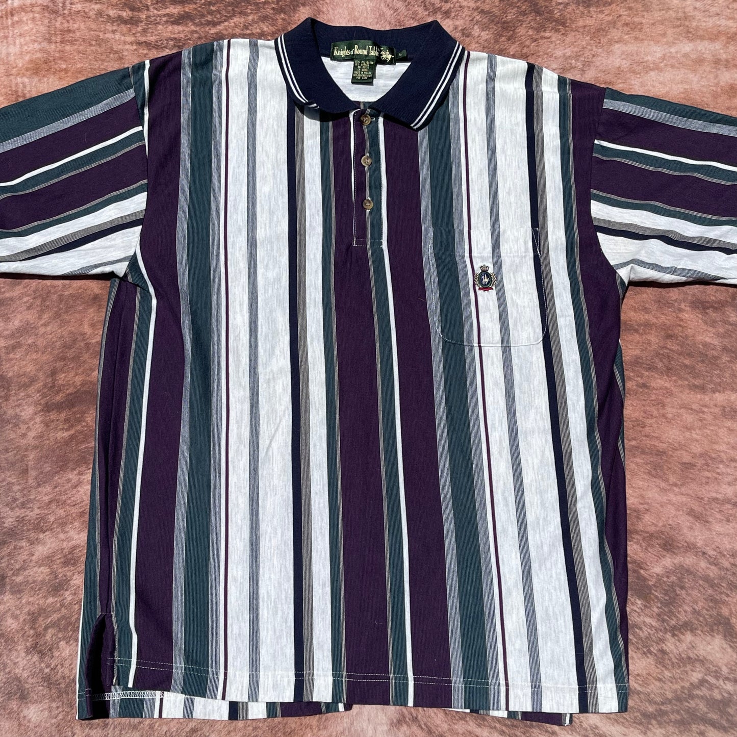 Knights of Round Table Polo Shirt - Large (Short Sleeve)