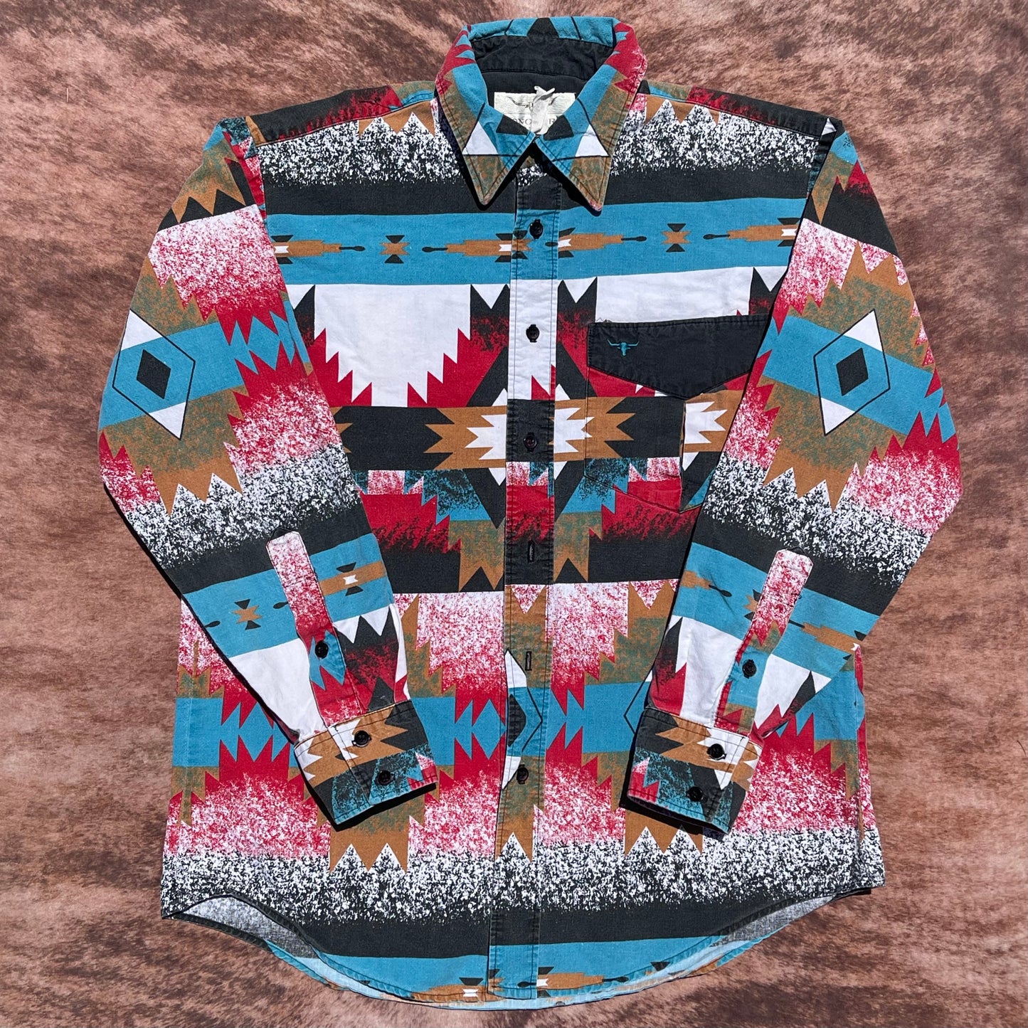 Longhorn Westernwear Button Up - Small