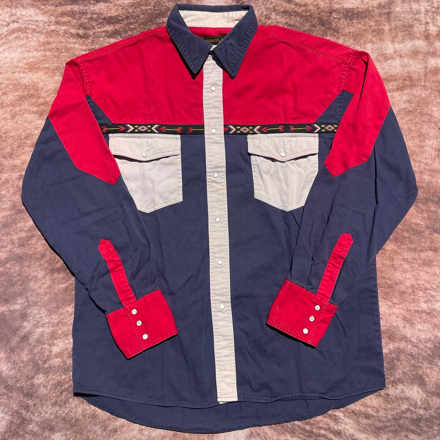 Rustler Pearl Snap - Large