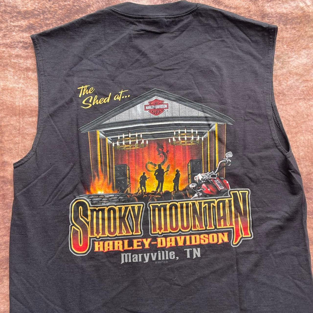 2000s Harley Davidson Muscle Tee Tank - Medium
