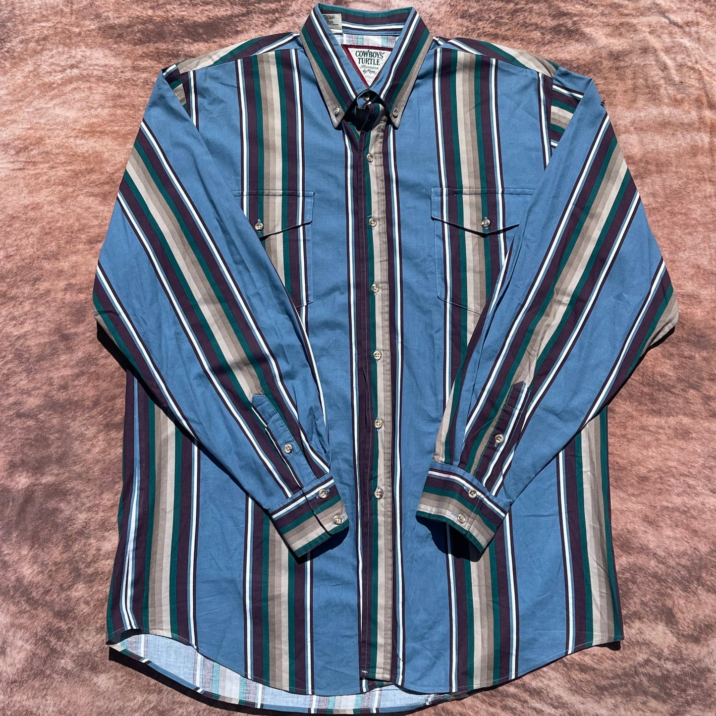 Cowboys Turtle Roper Button Up - L/XL